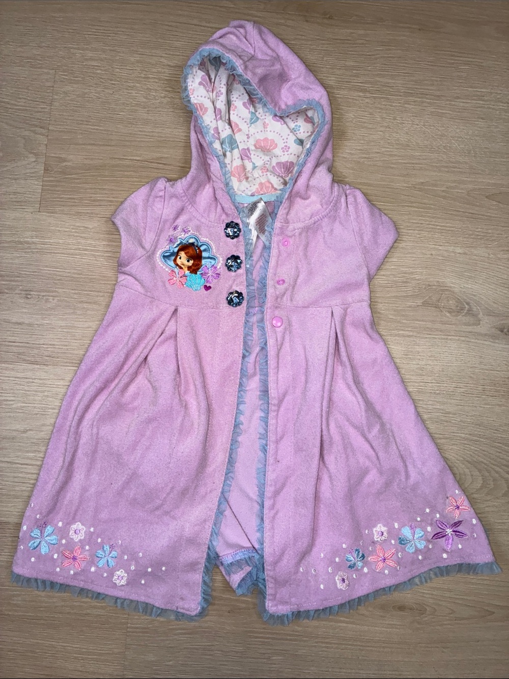 Disney Store Princess Sofia The First Terry Cloth Swim Cover up 4